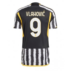 Juventus Dusan Vlahovic #9 Koszulka Podstawowych 2023-24 Krótki Rękaw